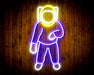 Astronaut Kid Room Flex Silicone LED Sign (Neon-Style, LED Technology) - Way Up Gifts