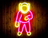Astronaut Kid Room Flex Silicone LED Sign (Neon-Style, LED Technology) - Way Up Gifts