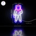 Astronaut Kid Room Flex Silicone LED Sign (Neon-Style, LED Technology) - Way Up Gifts