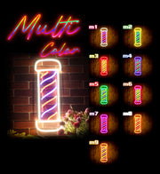 Barber Pole Flex Silicone LED Sign (Neon-Style, LED Technology) - LED Gift Works