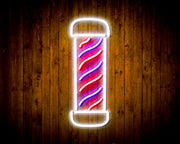 Barber Pole Flex Silicone LED Sign (Neon-Style, LED Technology) - LED Gift Works