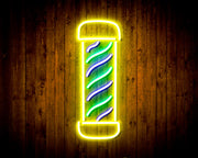 Barber Pole Flex Silicone LED Sign (Neon-Style, LED Technology) - LED Gift Works