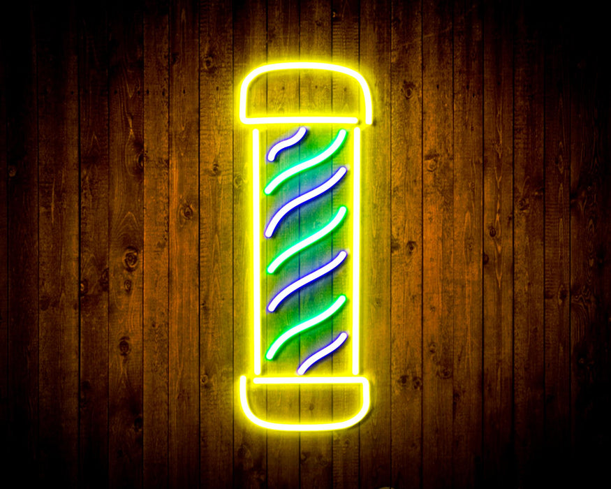 Barber Pole Flex Silicone LED Sign (Neon-Style, LED Technology) - Way Up Gifts