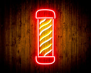 Barber Pole Flex Silicone LED Sign (Neon-Style, LED Technology) - LED Gift Works