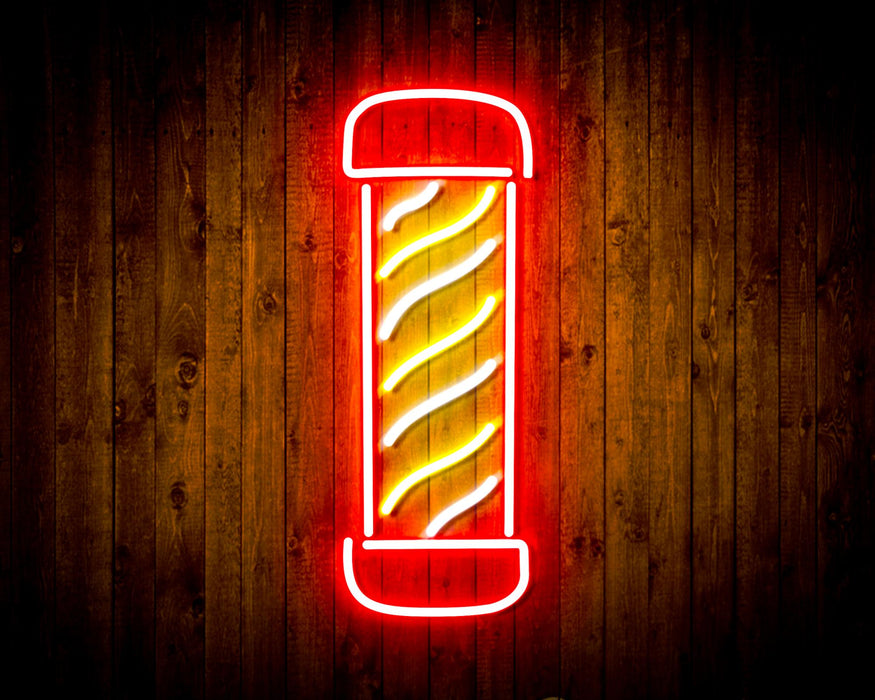 Barber Pole Flex Silicone LED Sign (Neon-Style, LED Technology) - Way Up Gifts