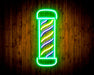 Barber Pole Flex Silicone LED Sign (Neon-Style, LED Technology) - Way Up Gifts