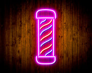 Barber Pole Flex Silicone LED Sign (Neon-Style, LED Technology) - LED Gift Works