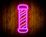 Barber Pole Flex Silicone LED Sign (Neon-Style, LED Technology) - Way Up Gifts