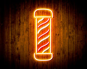 Barber Pole Flex Silicone LED Sign (Neon-Style, LED Technology) - LED Gift Works