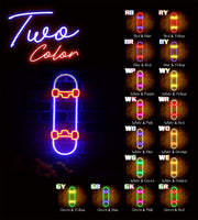 Skateboard Kid Room Flex Silicone LED Sign (Neon-Style, LED Technology) - LED Gift Works