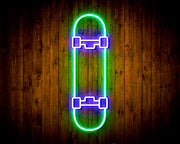 Skateboard Kid Room Flex Silicone LED Sign (Neon-Style, LED Technology) - LED Gift Works