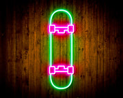 Skateboard Kid Room Flex Silicone LED Sign (Neon-Style, LED Technology) - LED Gift Works