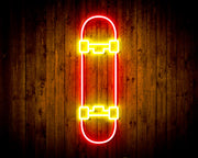 Skateboard Kid Room Flex Silicone LED Sign (Neon-Style, LED Technology) - LED Gift Works