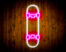 Skateboard Kid Room Flex Silicone LED Sign (Neon-Style, LED Technology) - Way Up Gifts