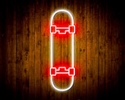Skateboard Kid Room Flex Silicone LED Sign (Neon-Style, LED Technology) - LED Gift Works