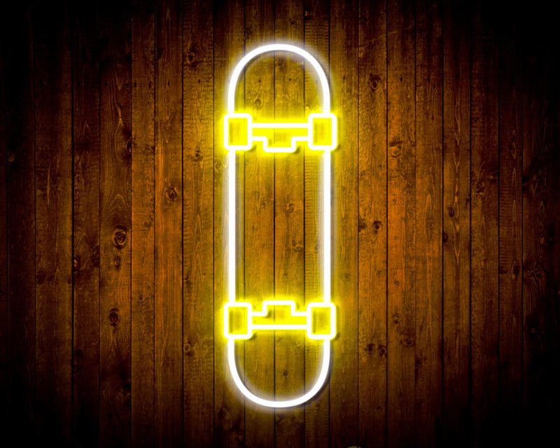 Skateboard Kid Room Flex Silicone LED Sign (Neon-Style, LED Technology) - LED Gift Works