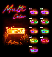 Barber Salon Hair Cut Flex Silicone LED Sign (Neon-Style, LED Technology) - LED Gift Works
