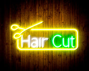 Barber Salon Hair Cut Flex Silicone LED Sign (Neon-Style, LED Technology) - LED Gift Works