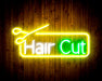 Barber Salon Hair Cut Flex Silicone LED Sign (Neon-Style, LED Technology) - Way Up Gifts
