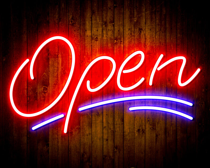 Open Sign Flex Silicone LED Sign (Neon-Style, LED Technology) - LED Gift Works