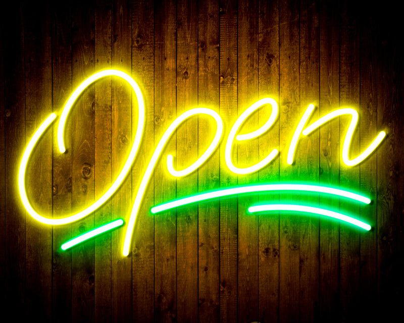 Open Sign Flex Silicone LED Sign (Neon-Style, LED Technology) - LED Gift Works