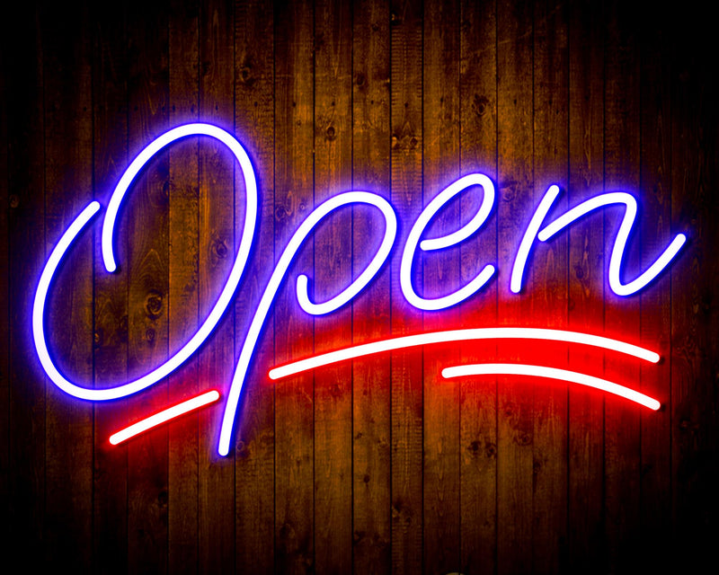 Open Sign Flex Silicone LED Sign (Neon-Style, LED Technology) - LED Gift Works
