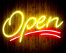 Open Sign Flex Silicone LED Sign (Neon-Style, LED Technology) - Way Up Gifts