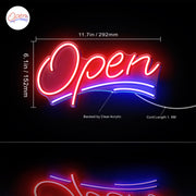 Open Sign Flex Silicone LED Sign (Neon-Style, LED Technology) - LED Gift Works