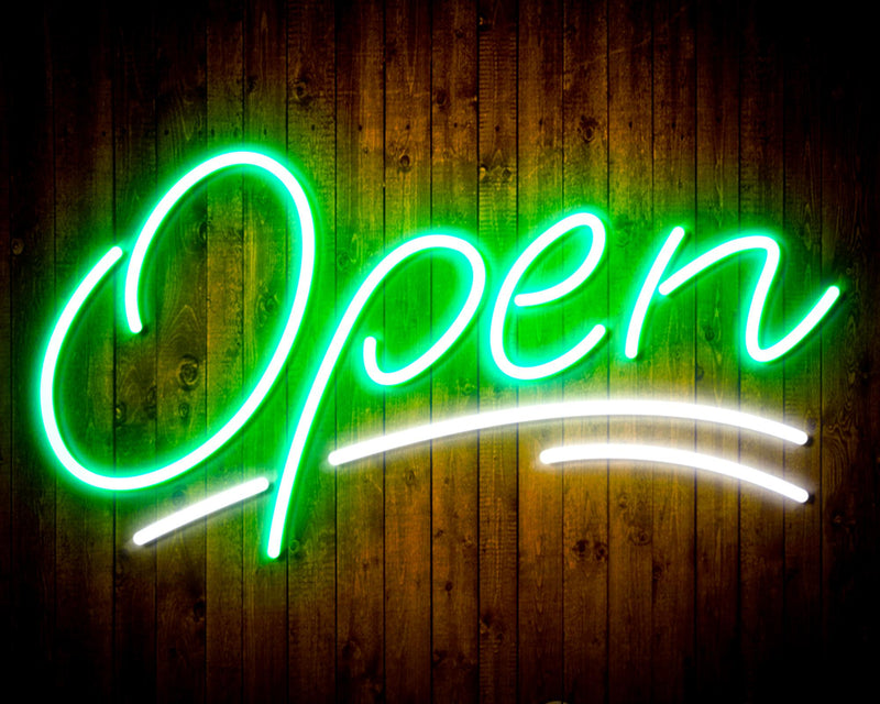 Open Sign Flex Silicone LED Sign (Neon-Style, LED Technology) - LED Gift Works