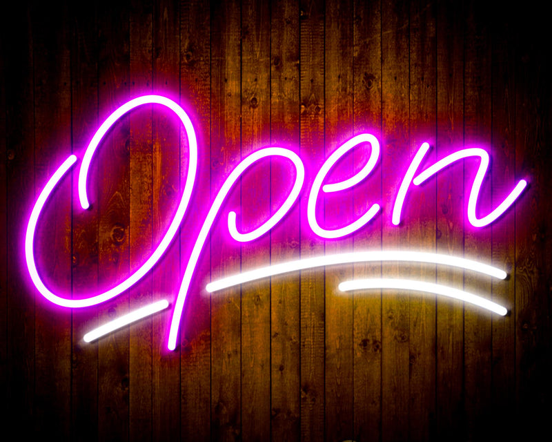 Open Sign Flex Silicone LED Sign (Neon-Style, LED Technology) - LED Gift Works