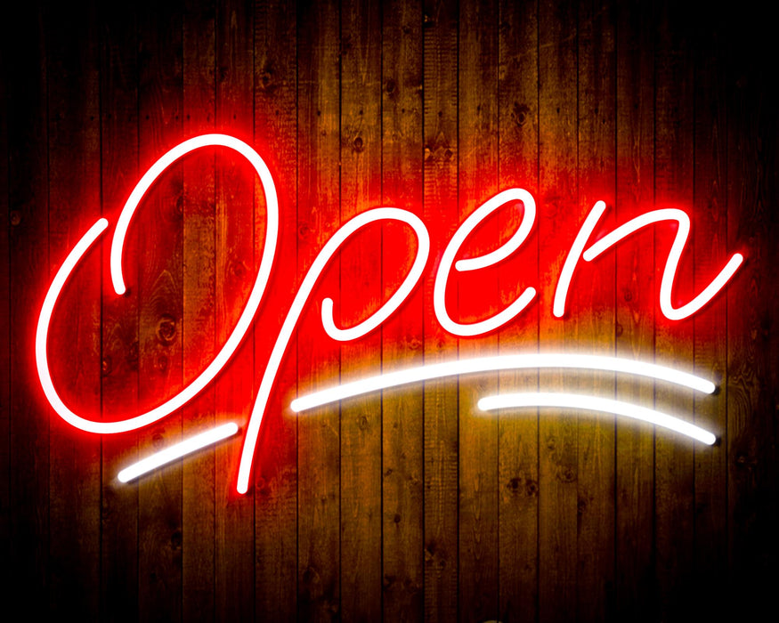 Open Sign Flex Silicone LED Sign (Neon-Style, LED Technology) - Way Up Gifts