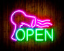 Hair Dryer Salon Open Flex Silicone LED Sign (Neon-Style, LED Technology) - Way Up Gifts