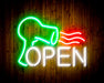 Hair Dryer Salon Open Flex Silicone LED Sign (Neon-Style, LED Technology) - Way Up Gifts