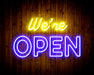 We're Open Flex Silicone LED Sign (Neon-Style, LED Technology) - Way Up Gifts