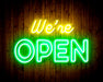 We're Open Flex Silicone LED Sign (Neon-Style, LED Technology) - Way Up Gifts
