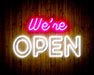 We're Open Flex Silicone LED Sign (Neon-Style, LED Technology) - Way Up Gifts
