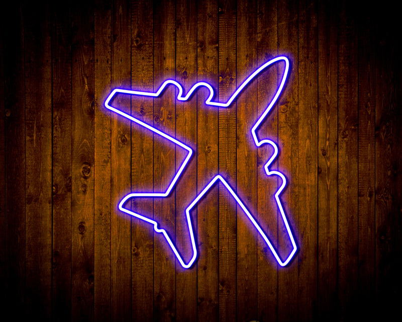 Airplane Kid Room Flex Silicone LED Sign (Neon-Style, LED Technology) - LED Gift Works