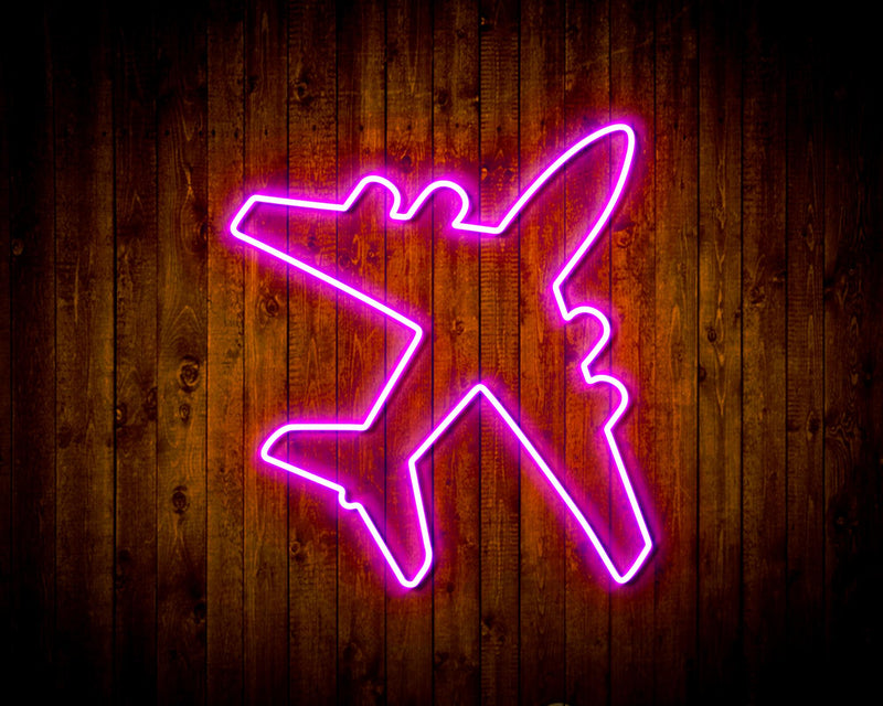 Airplane Kid Room Flex Silicone LED Sign (Neon-Style, LED Technology) - LED Gift Works
