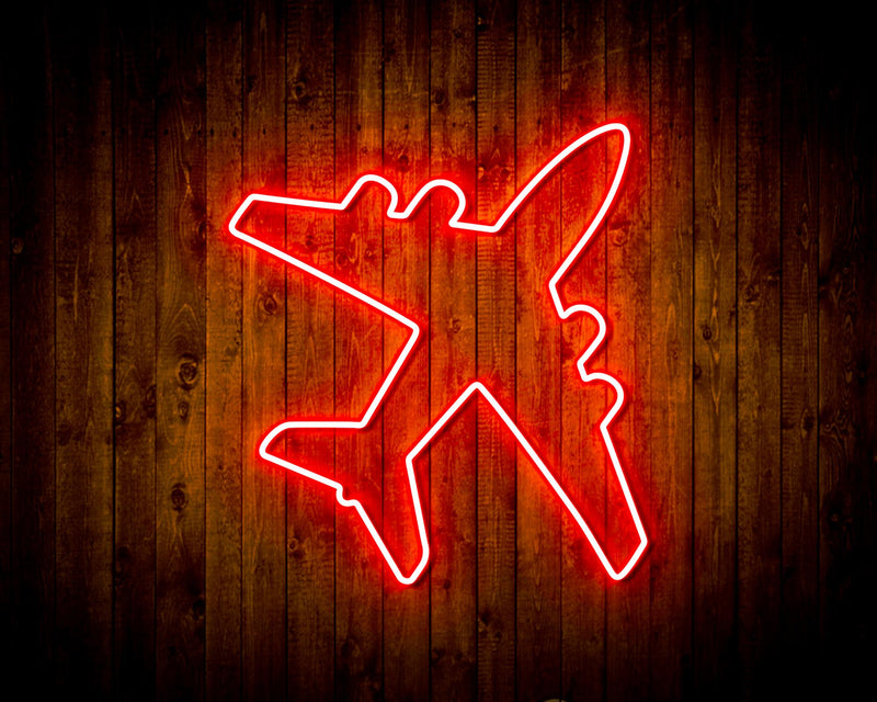Airplane Kid Room Flex Silicone LED Sign (Neon-Style, LED Technology) - LED Gift Works
