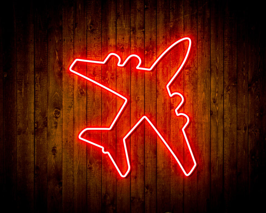Airplane Kid Room Flex Silicone LED Sign (Neon-Style, LED Technology) - Way Up Gifts
