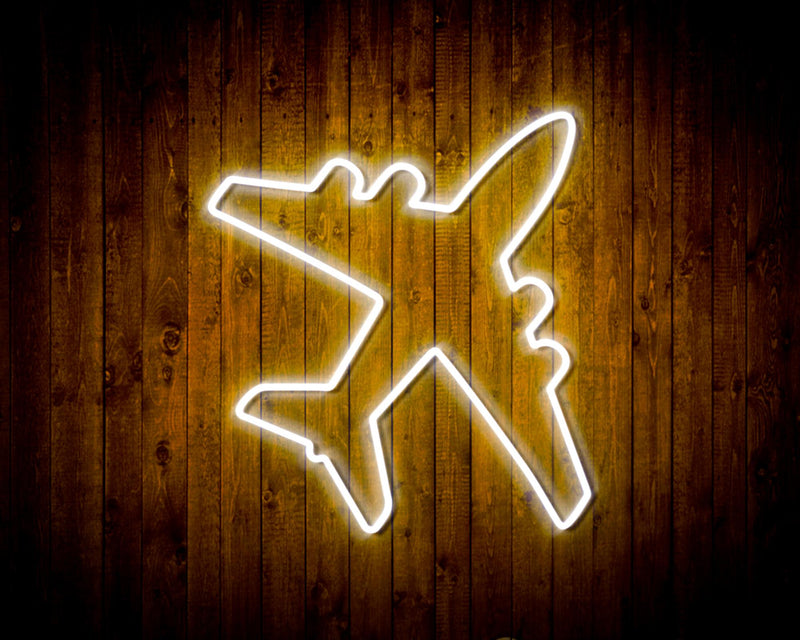 Airplane Kid Room Flex Silicone LED Sign (Neon-Style, LED Technology) - LED Gift Works
