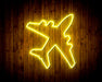 Airplane Kid Room Flex Silicone LED Sign (Neon-Style, LED Technology) - Way Up Gifts