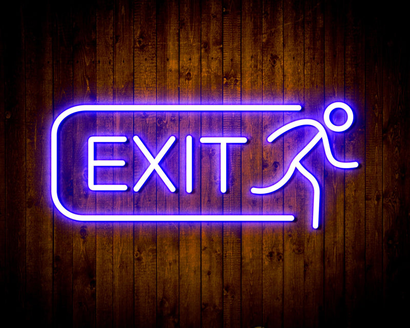 Exit Flex Silicone LED Sign (Neon-Style, LED Technology) - LED Gift Works