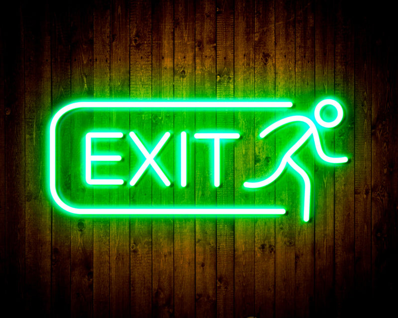 Exit Flex Silicone LED Sign (Neon-Style, LED Technology) - LED Gift Works