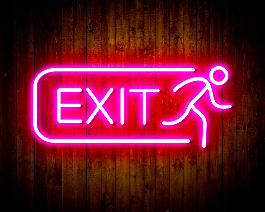 Exit Flex Silicone LED Sign (Neon-Style, LED Technology) - Way Up Gifts
