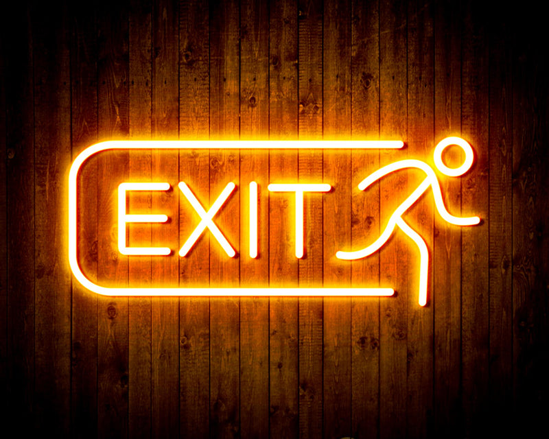 Exit Flex Silicone LED Sign (Neon-Style, LED Technology) - LED Gift Works