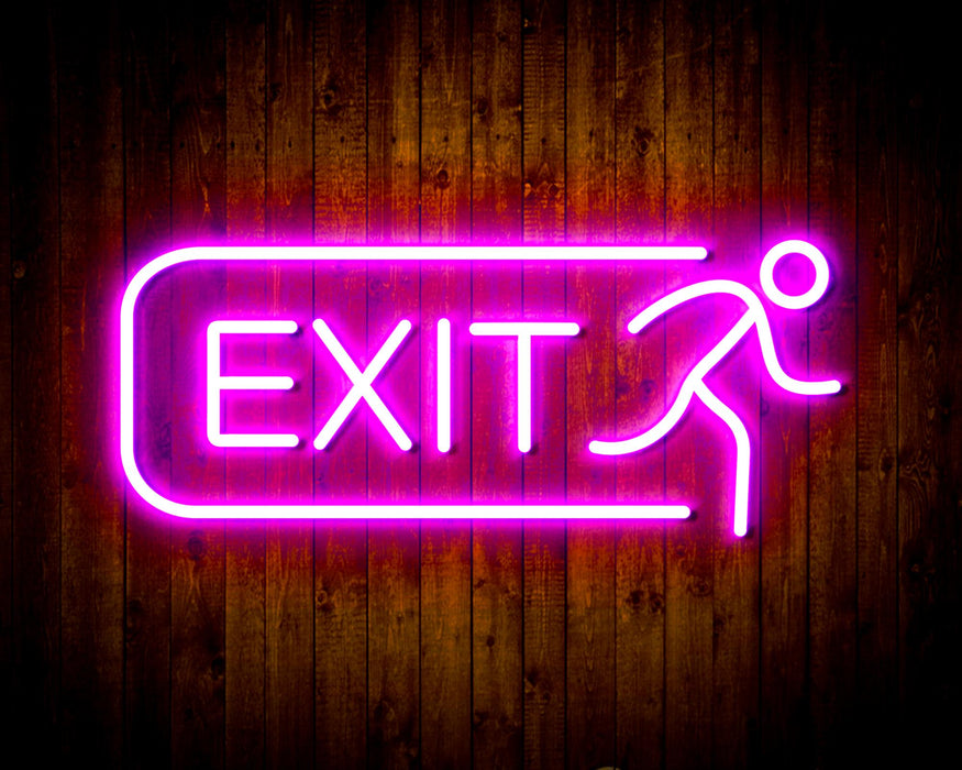 Exit Flex Silicone LED Sign (Neon-Style, LED Technology) - Way Up Gifts