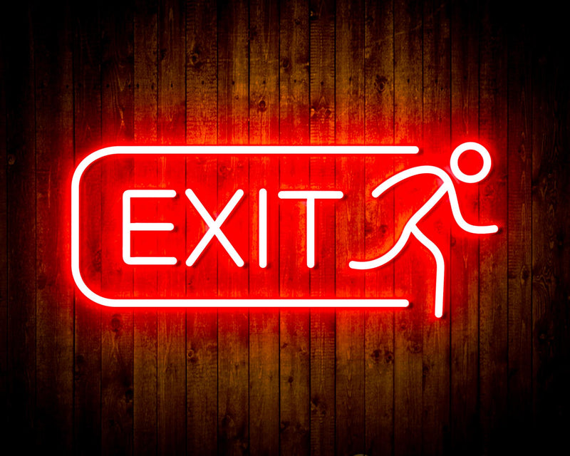 Exit Flex Silicone LED Sign (Neon-Style, LED Technology) - LED Gift Works