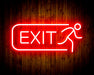 Exit Flex Silicone LED Sign (Neon-Style, LED Technology) - Way Up Gifts
