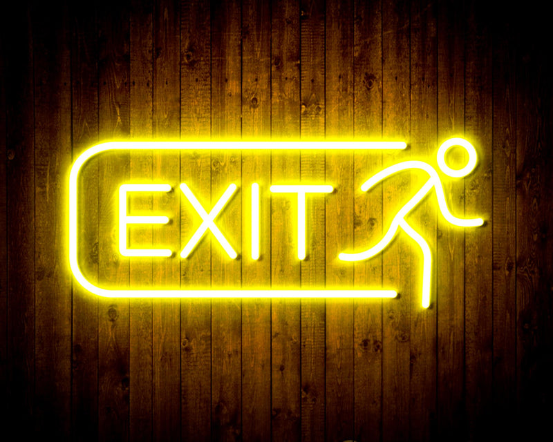 Exit Flex Silicone LED Sign (Neon-Style, LED Technology) - LED Gift Works